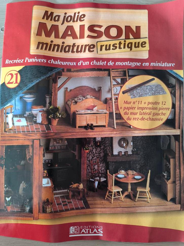 A monter : ma jolie maison miniature, Hobby & Loisirs créatifs, Cartes | Maison | Fabrication artisanale, Comme neuf, Autres thèmes