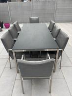 Table 8 persones, Jardin & Terrasse, Table à dinner, Salons de jardin, Aluminium, 8 places