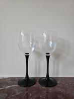 Vintage Luminarc wijnglazen, Huis en Inrichting, Glas of Glazen, Ophalen of Verzenden, Effen, Glas