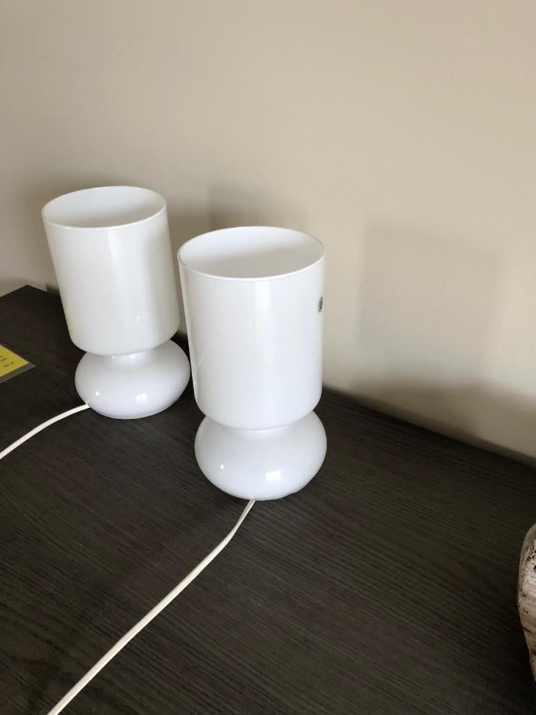 twee nachtlampen, Ophalen, Glas