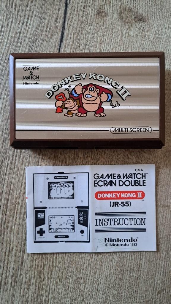 Nintendo Game&Watch Donkey Kong II 1983, Enlèvement, Utilisé