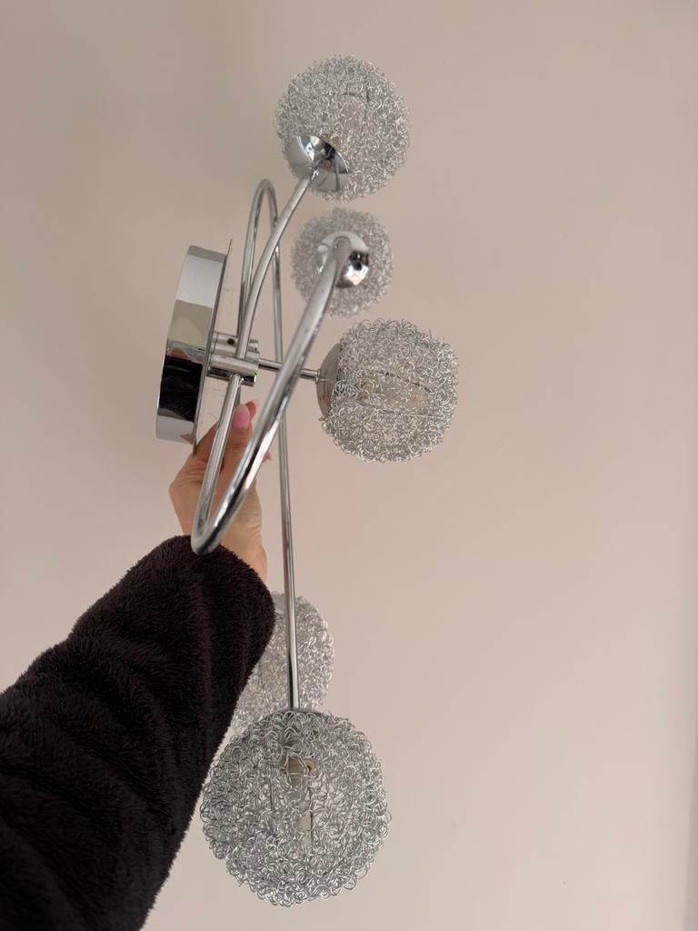 Verlichting 5 bollen, Enlèvement, Utilisé, Métal