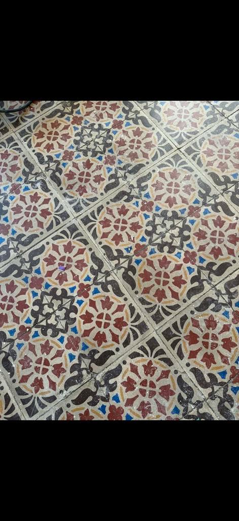 Carreaux ciment ancien, Bricolage & Construction, Dalles & Carrelages, Utilisé, Enlèvement