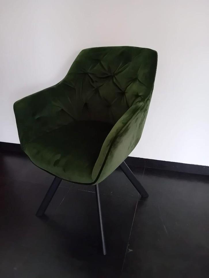 6 stoelen voor eettafel, Huis en Inrichting, Stoelen, Zo goed als nieuw, Vijf, Zes of meer stoelen, Stof, Overige kleuren, Ophalen