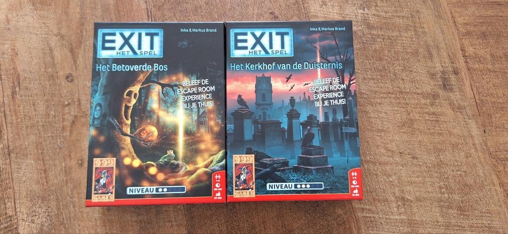 2 exit games - reeds gespeeld, Ophalen of Verzenden, Gebruikt, 999 Games