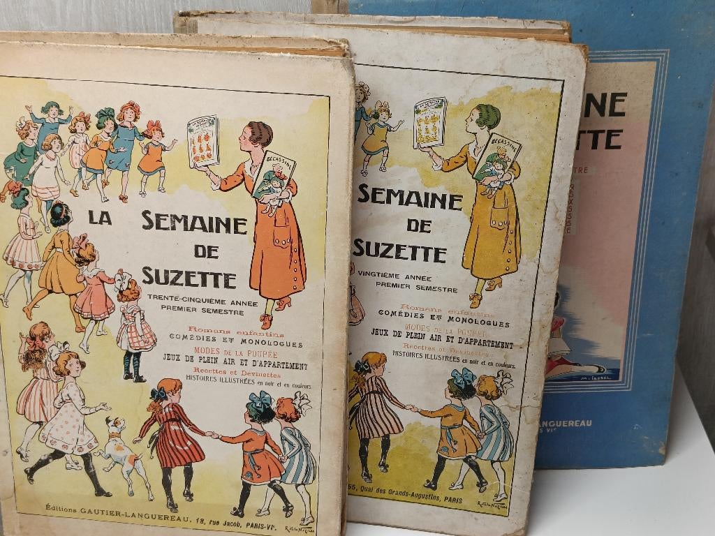 la semaine de Suzette 1947 1924 1938, Ophalen of Verzenden, Gelezen