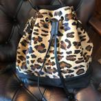 leren schoudertas Laimbock Strozzi, leer met luipaardprint, Handtassen en Accessoires, Tassen | Damestassen, Ophalen of Verzenden