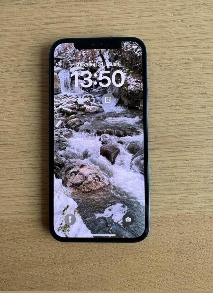 iPhone 12 64gb bleu 77%, Télécoms, Téléphonie mobile | Apple iPhone, Enlèvement ou Envoi, 77 %, Comme neuf, IPhone 12