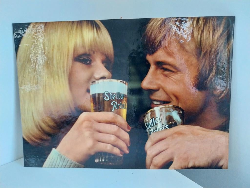 Stella Artois reclamekaart, Ophalen of Verzenden, Stella Artois