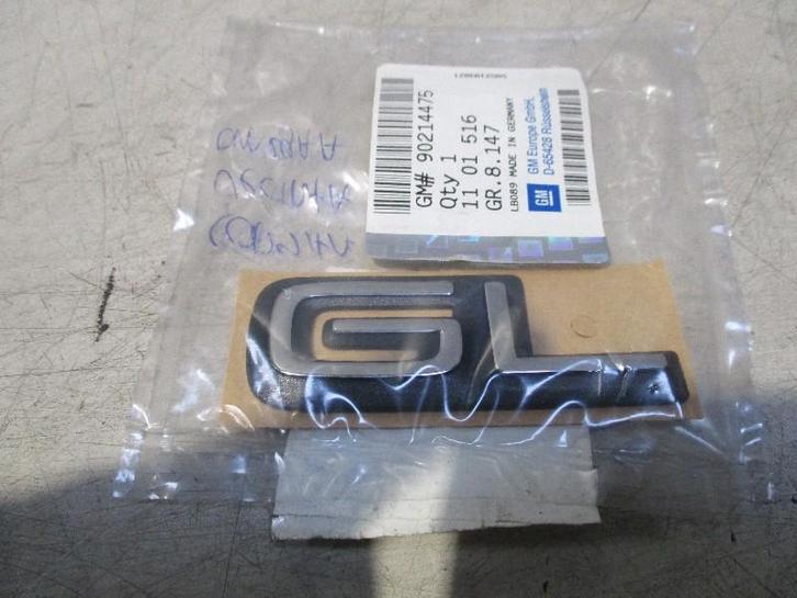 EMBLEEM embleem gl Opel Corsa A (01-1970/-) (90214475), Auto-onderdelen, Overige Auto-onderdelen, Opel, Nieuw