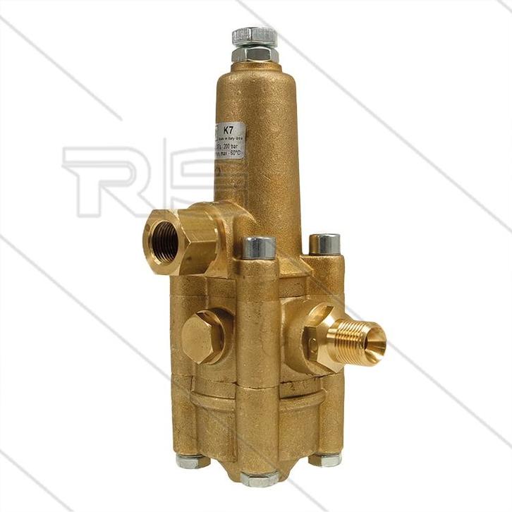 K7.0 Messing Drukregelaar 200 Bar Bypass Flow, Autos : Divers, Autos divers Autre, Envoi