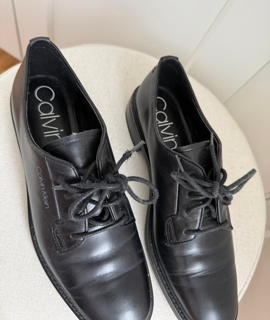 Calvin Klein veterschoenen maat 37, Kleding | Heren, Schoenen, Ophalen, Zwart, Zo goed als nieuw, Veterschoenen