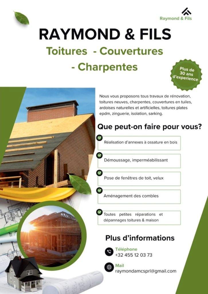 Toiture, Services & Professionnels, Couvreurs & Chaumiers, Tuiles, Autre couverture