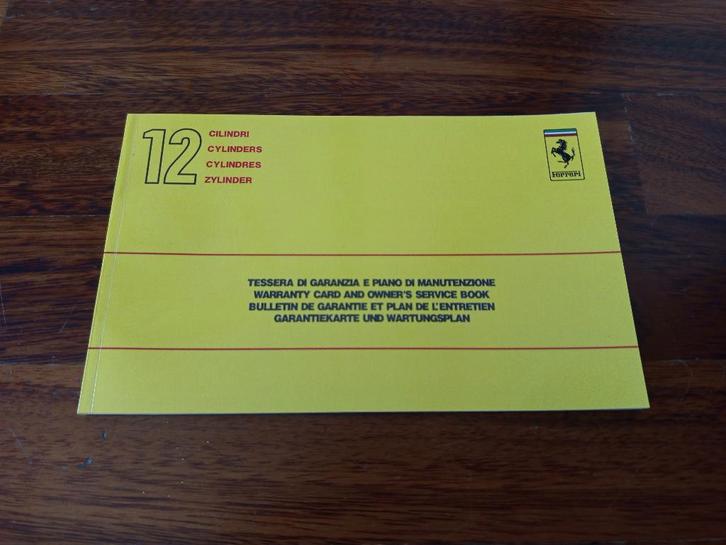 Ferrari Testarossa Servicehandleiding, Auto-onderdelen, Motor en Toebehoren, Ferrari, Verzenden