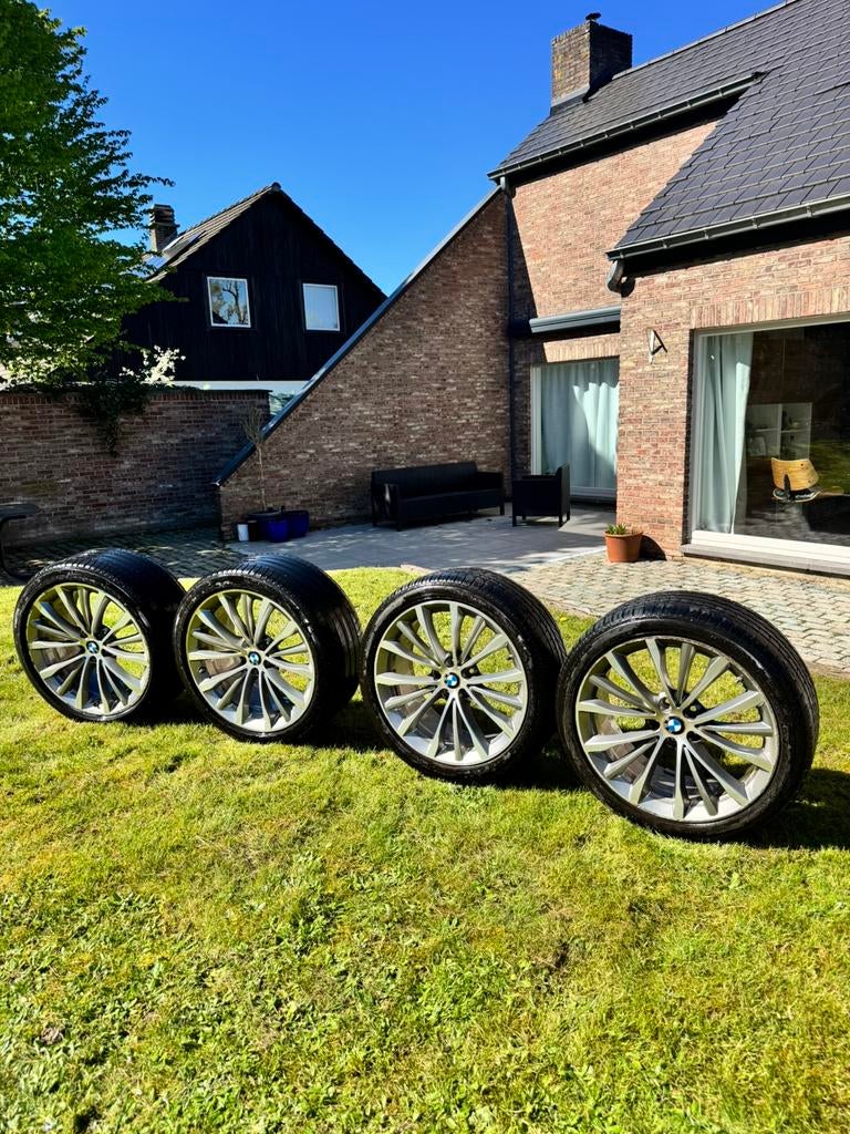 BMW 5 Serie bredenset velgen + banden (19”), Auto-onderdelen, Banden en Velgen, Band(en), 19 inch, Ophalen