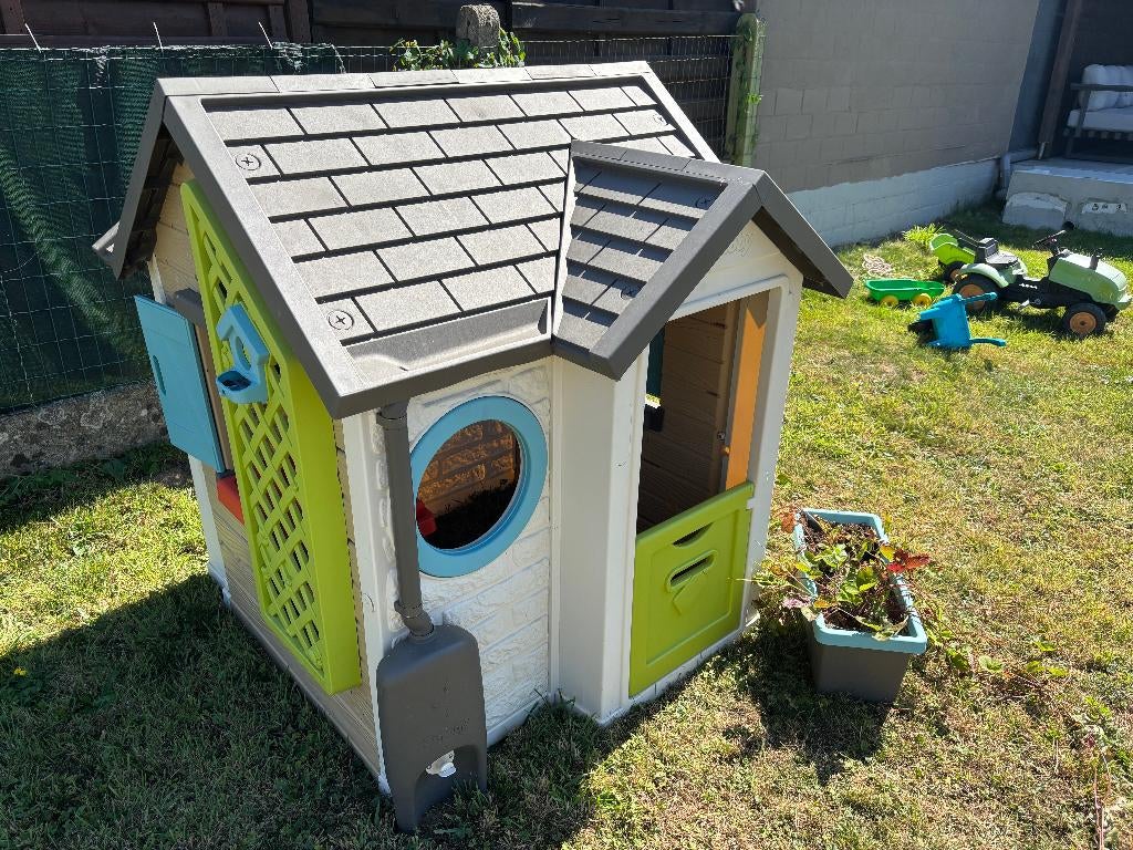 Enkel afhalen - Smoby Garden House Speelhuis – Compleet, Ophalen, Gebruikt, Kunststof