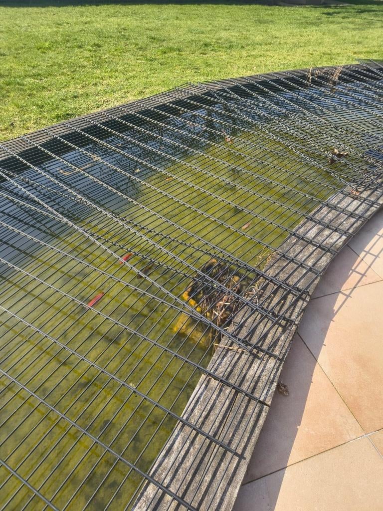 Nylofor 2d paneel/dubbelstaalmat, Tuin en Terras, Gaas en Draad, Ophalen, Zo goed als nieuw, Minder dan 10 meter, Raster