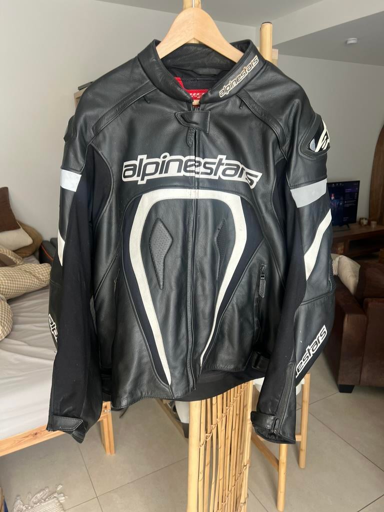 Veste en cuir Alpinestar taille 62, Enlèvement