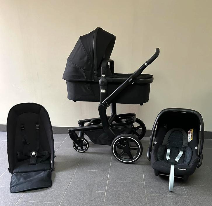 Joolz Day+ Brilliant Black 3 in 1 - COMPLEET, Kinderen en Baby's, Buggy's, Zo goed als nieuw, Maxi-Cosi, Ophalen