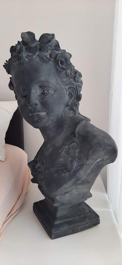 Buste, buste, posture, statue en métal, Enlèvement, Métal, Statue