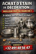 Achat étains, Enlèvement