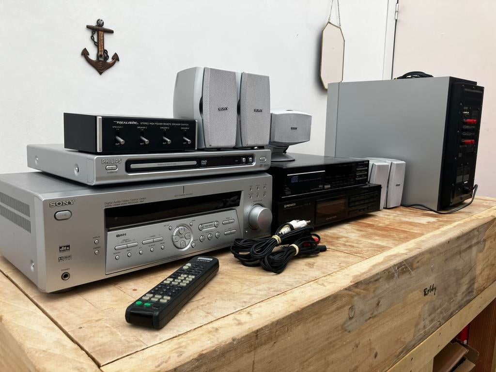 Lot audio / hifi jaren 90/00, Autres marques, Enlèvement, Utilisé, Composants en vrac