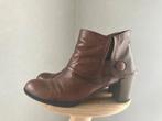 Bruine lederen enkellaarzen Wolky maat 42, Bruin, Lage of Enkellaarzen, Ophalen of Verzenden, WOLKY