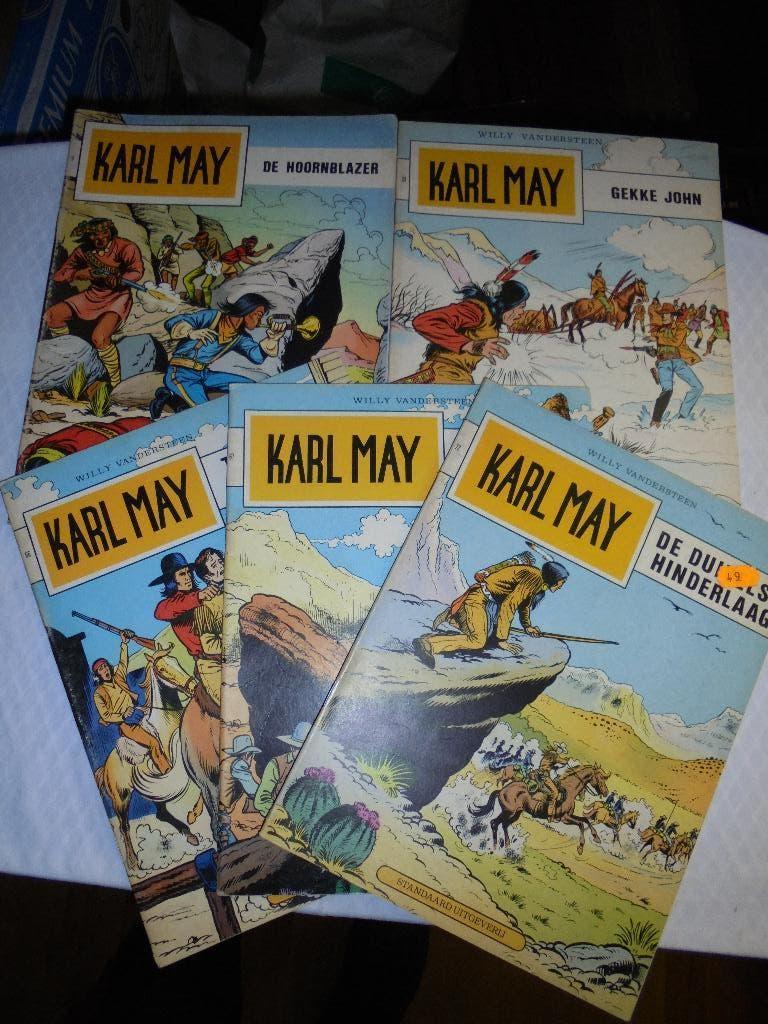 Strips Karl May, Boeken, Gelezen, Willy Vandersteen, Ophalen of Verzenden, Meerdere stripboeken