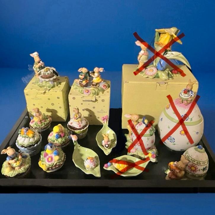 Villeroy & Boch Bunny Family Spring Decoration, Divers, Pâques, Comme neuf, Enlèvement ou Envoi