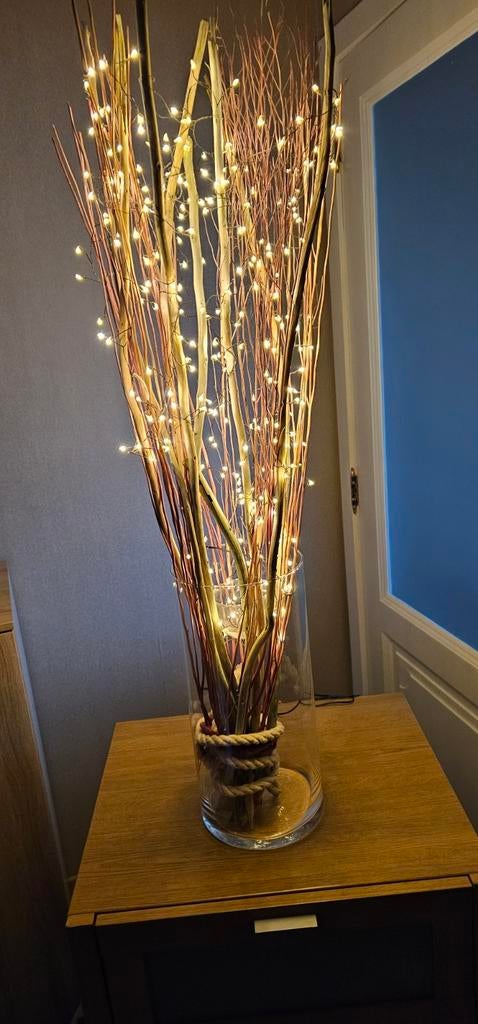 Glazen stolp met takken en verlichting, Enlèvement