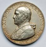 Médaille Ag 1937 Pius XI anno XVI daVinci Michelangelo Volta, Enlèvement ou Envoi, Argent