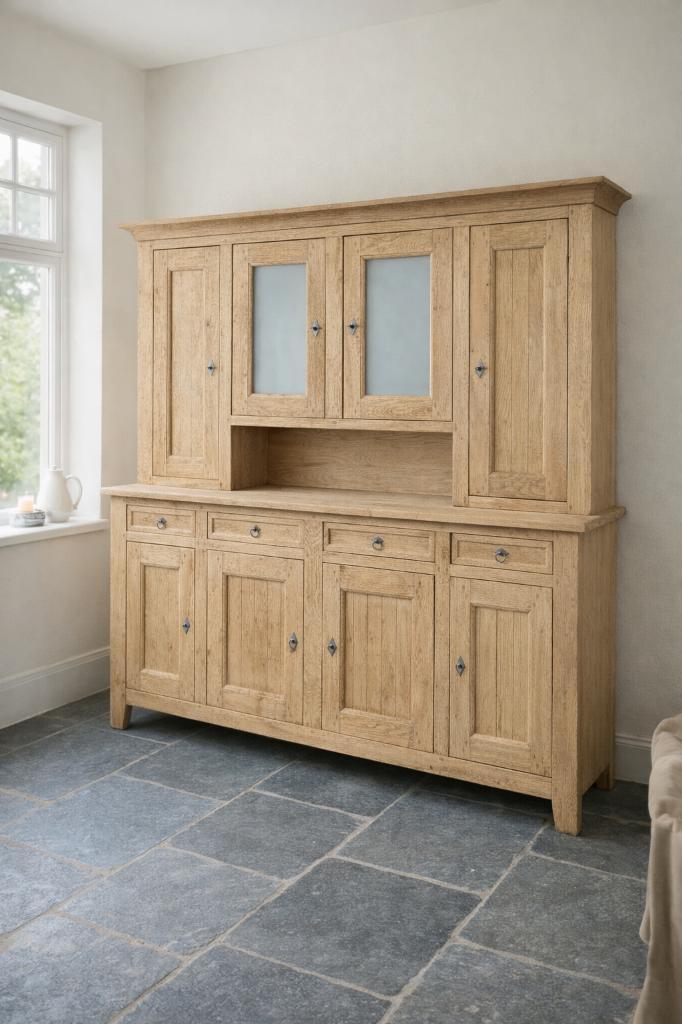 vaisselier en chêne massif aerogommé, Antiek en Kunst, Antiek | Meubels | Kasten, Ophalen