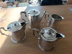 Service à thé/café Ercuis en métal argenté – Vintage, Ophalen