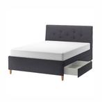 Cadre de lit IKEA IDANAS 180 x 200, Maison & Meubles, Chambre à coucher | Lits, Gris, Comme neuf, Enlèvement, 180 cm