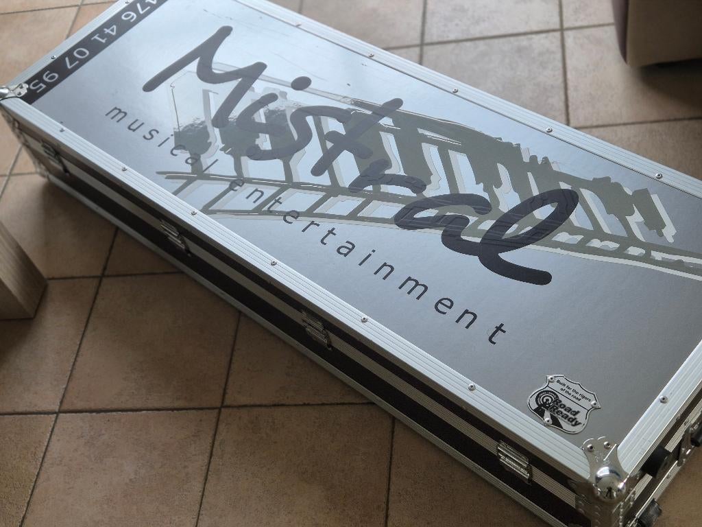 Flightcase voor keyboards met 88 toetsen en elect.gitaar, Musique & Instruments, Boîtiers & Valises, Utilisé, Clavier ou Synthétiseur