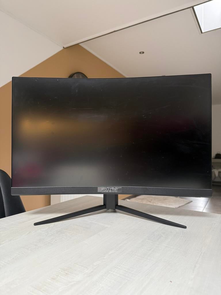 Écran gaming MSI 27” incurvé à vendre, Informatique & Logiciels, Moniteurs, Gaming, Comme neuf, Enlèvement, Incurvé