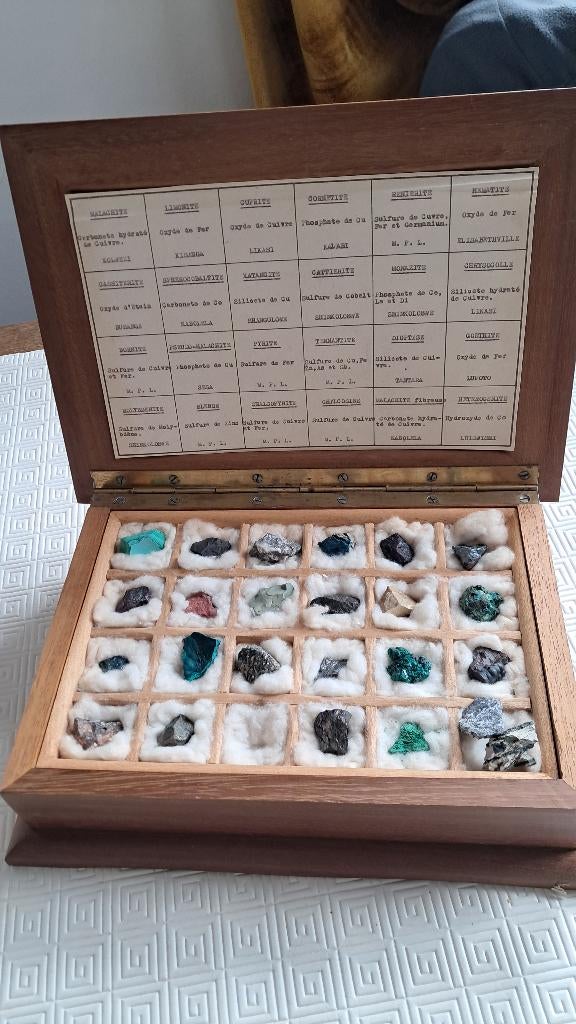 Coffret minéraux Katanga, Collections, Enlèvement, Minéral