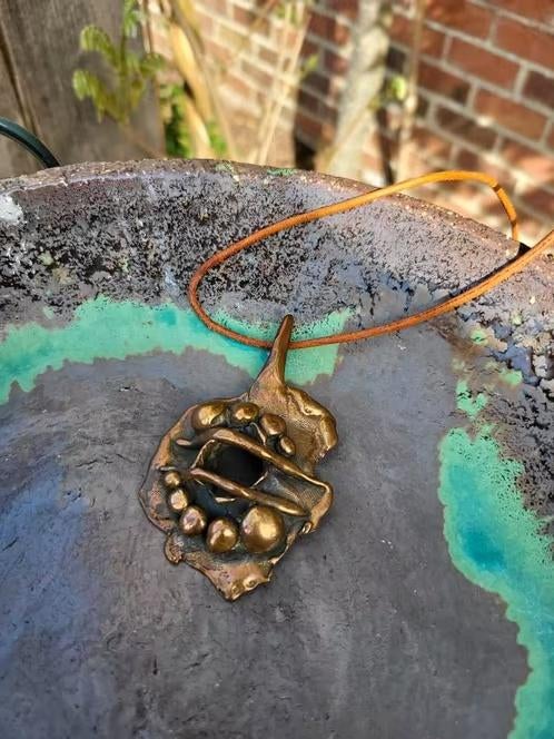 Vintage Hannu Ikonen "Lava" Bronzen Hanger, Ophalen of Verzenden