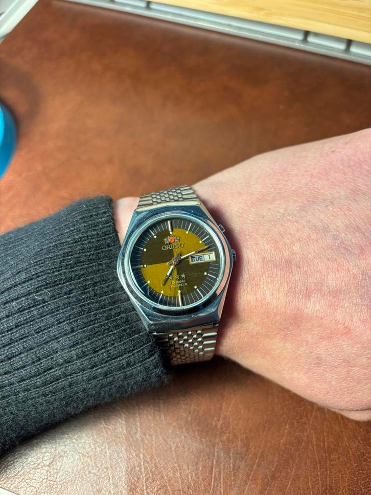 Montre vintage automatique Orient 3 étoiles à 21 bijoux, Bijoux, Sacs & Beauté, Montres | Anciennes | Antiquités, Montre-bracelet