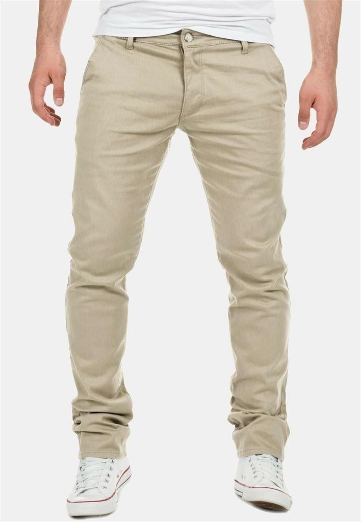Yazubi Chino ~NIEUW~ [27] Maat 34, Kleding | Heren, Broeken en Pantalons, Nieuw, Maat 48/50 (M), Beige, Ophalen of Verzenden