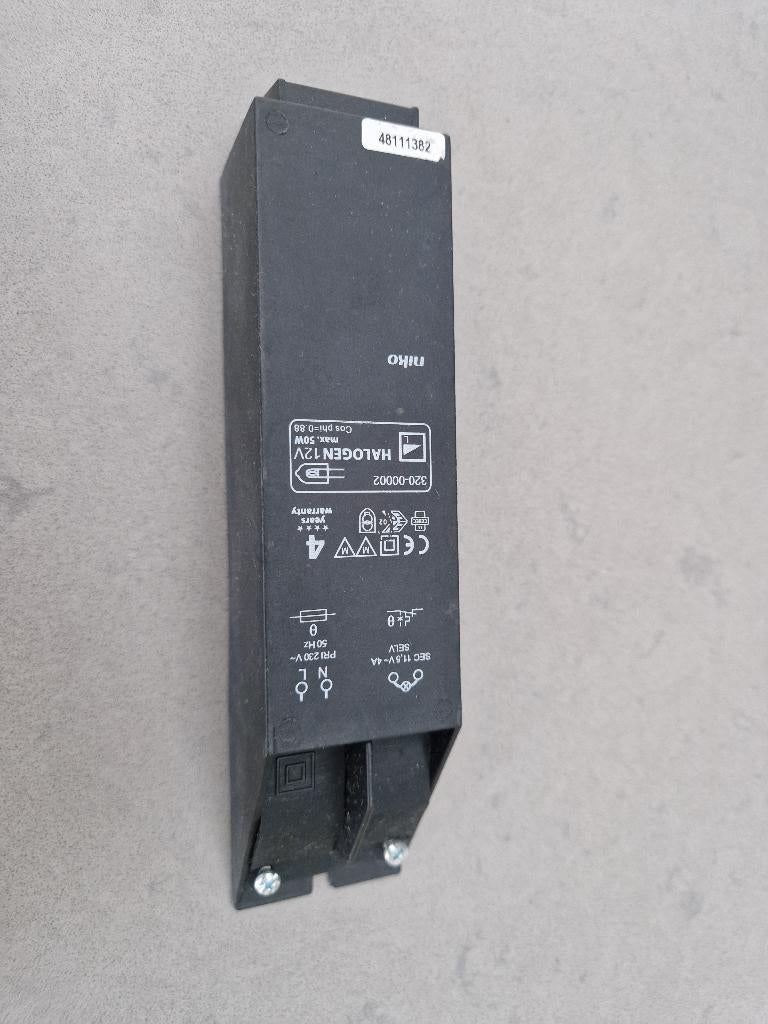 NIKO transformator 320-0002, Elektronische apparatuur, Ophalen of Verzenden, Nieuw