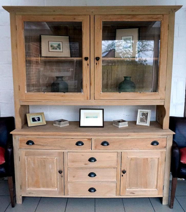 Unique : Superbe buffet double corps en orme massif, Maison & Meubles, Armoires | Buffets, Utilisé, Enlèvement ou Envoi