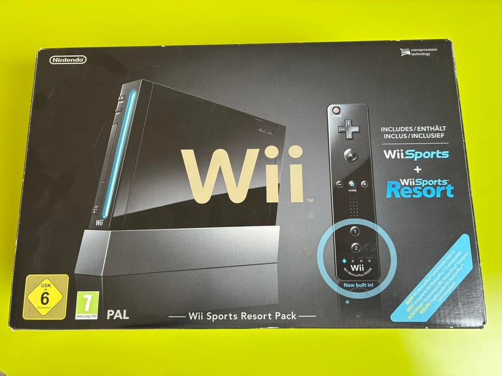 Wii Sports Resort Pack, Games en Spelcomputers, Spelcomputers | Nintendo Wii, Gebruikt, Met 2 controllers, Met games, Ophalen