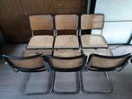 Thonet stoel 6 stuks D 3558 Frankenberg, Marcel Breuer S 32, Antiek en Kunst, Ophalen
