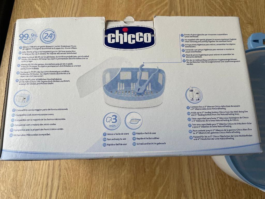 magnetron sterilisator chicco, Ophalen, Zo goed als nieuw, Sterilisator