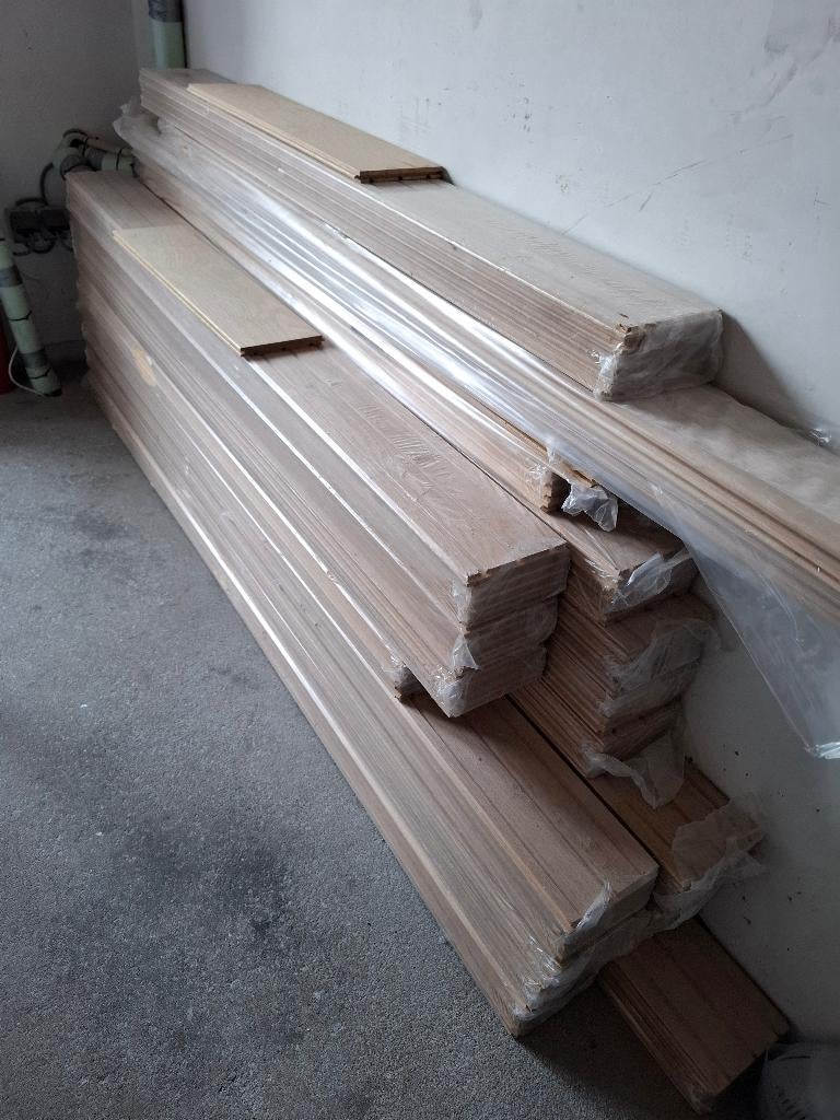 Vol eiken parket, Ophalen, Nieuw, Eiken, Minder dan 25 mm