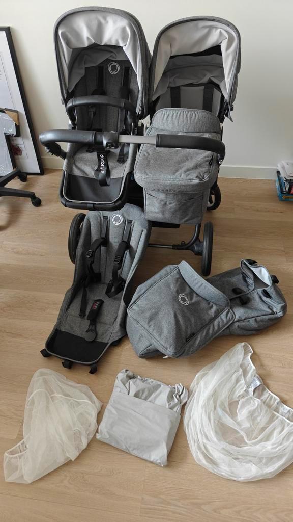 Bugaboo donkey 5 buggy, Enfants & Bébés, Poussettes & Combinaisons, Utilisé, Poussette combi, Bugaboo, Voiture duo, Tige de poussée réglable