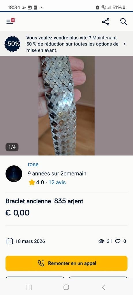 Arjent 835 bracelet, Kleding | Dames, Leggings, Maillots en Panty's, Ophalen of Verzenden