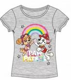 Paw Patrol T-shirt Pawsitive Grijs - Maat 116 - 128 - Katoen, Kinderen en Baby's, Kinderkleding | Maat 116, Meisje, Nieuw, Ophalen of Verzenden