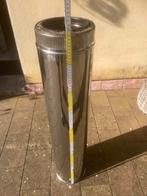 Dubbelwandige inox kachelpijp 150/200mm100cm lengte, Ophalen, Gebruikt